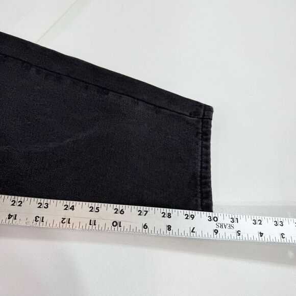 Princess Polly Jeans Womens 6 High Rise Boyfriend Black New Straight Leg Denim - Picture 7 of 10